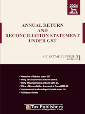 Annual Return and Reconciliation Statement Under GST